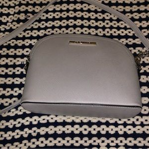 Small Steve Madden Gray Crossbody Bag!